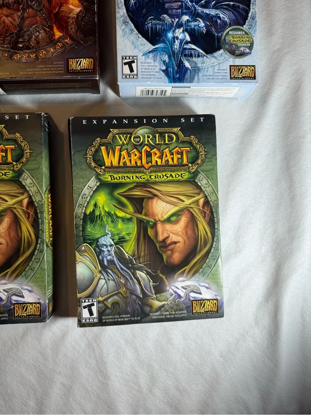 World of Warcraft PC lot. All disks, manuals, materials included.